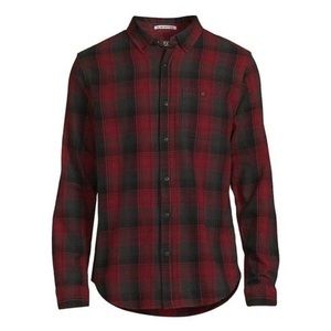Red Gumble Plaid Long Sleeve Shirt